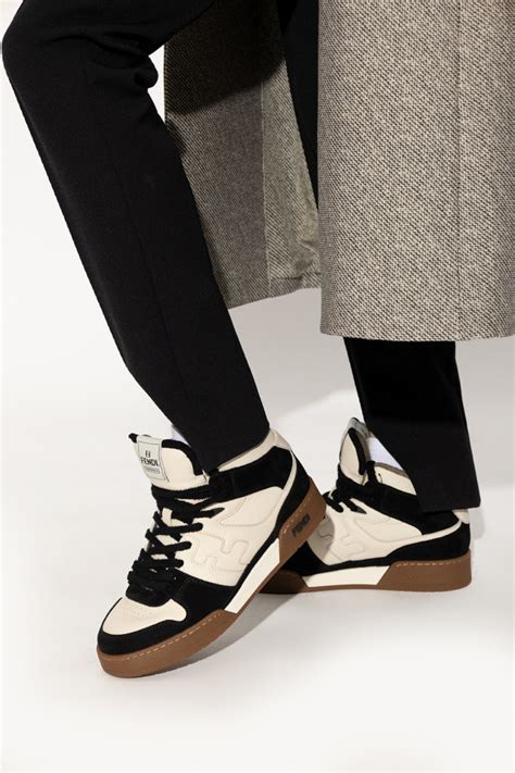 fendi sneaker boots|fendi high top sneakers women's.